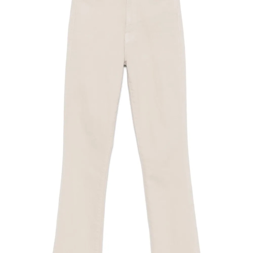 MOTHER Cream Flare Jeans - Picture 2 of 7
